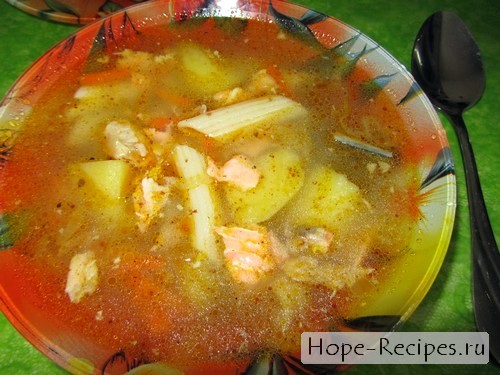 Рецепт рыбного супа из форели