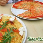 Итальянская пицца с моцареллой
