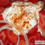 Как приготовить острый салат с помидорами
