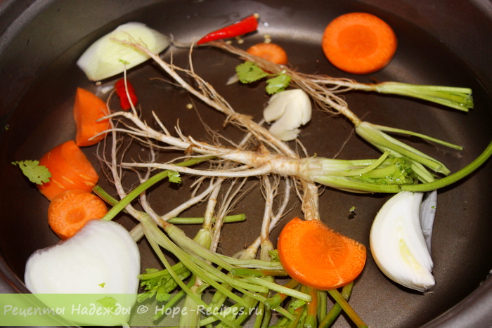 Как сварить овощной бульон для борща