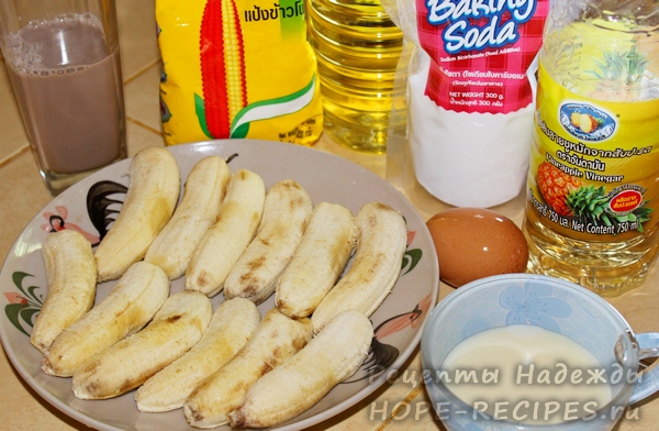 Как приготовить банановые оладушки