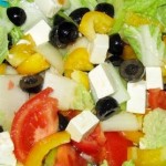 Греческий салат (простой рецепт)