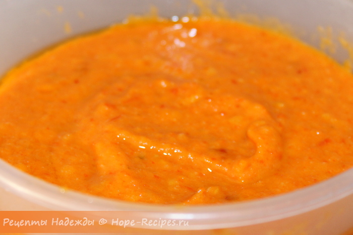Готовая приправа - острый соус из перца чили